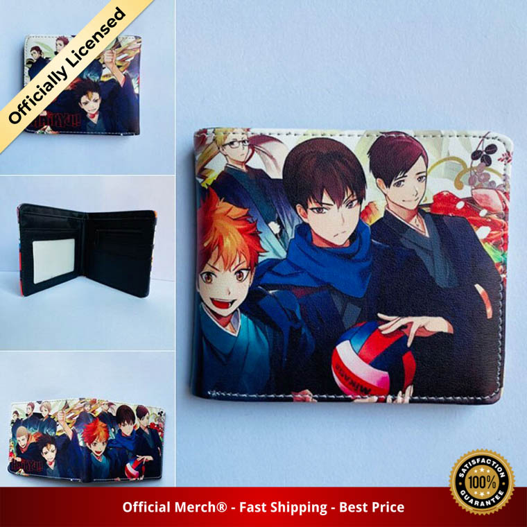 Haikyuu Wallet - Mens Bifold PU Leather Wallet 2 - Haikyuu Merch Anime Haikyuu Mens Bifold PU Leather Wallet Coin Pocket Credit Card Id Window 1 1 1 - Haikyuu Merch