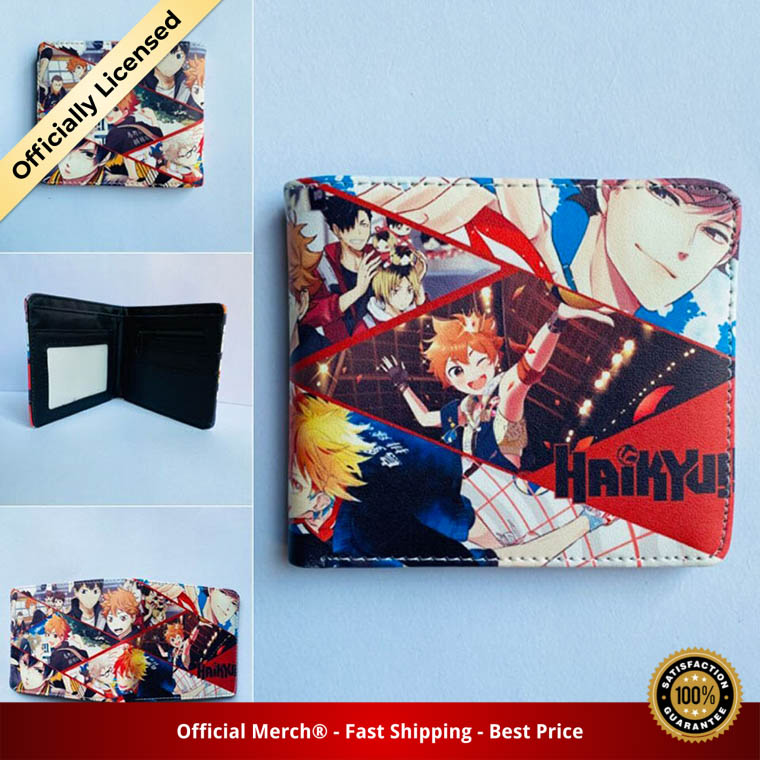 Haikyuu Wallet - Mens Bifold PU Leather Wallet 3 - Haikyuu Merch Anime Haikyuu Mens Bifold PU Leather Wallet Coin Pocket Credit Card Id Window 2 1 1 - Haikyuu Merch