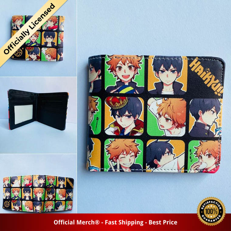 Haikyuu Wallet - Mens Bifold PU Leather Wallet 5 - Haikyuu Merch Anime Haikyuu Mens Bifold PU Leather Wallet Coin Pocket Credit Card Id Window 4 1 1 - Haikyuu Merch