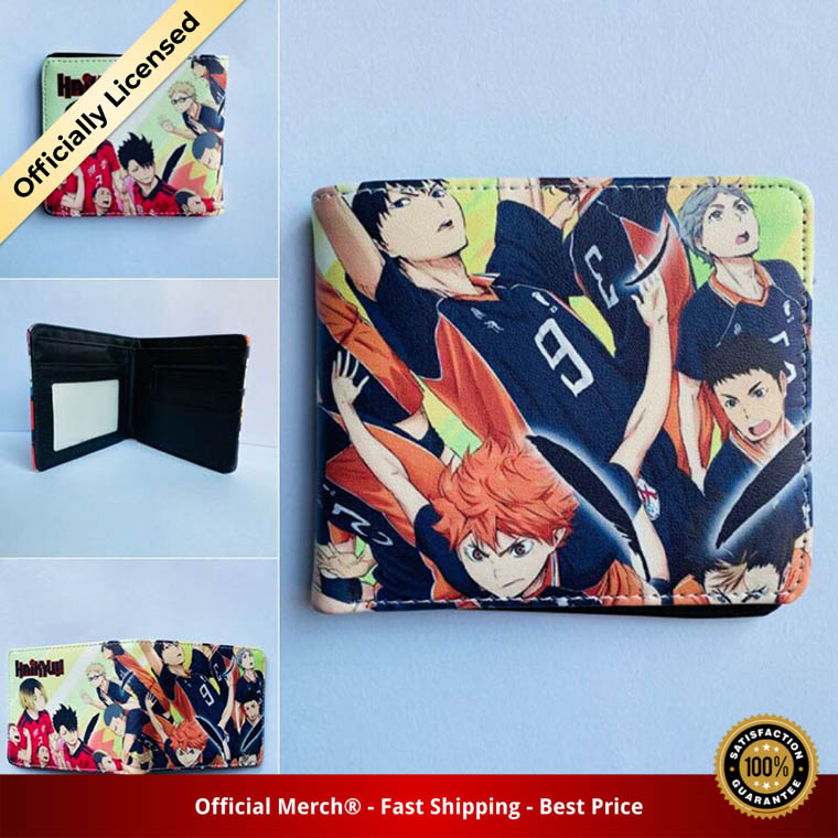 Haikyuu Wallet - Mens Bifold PU Leather Wallet 6 - Haikyuu Merch Anime Haikyuu Mens Bifold PU Leather Wallet Coin Pocket Credit Card Id Window 5 1 1 - Haikyuu Merch