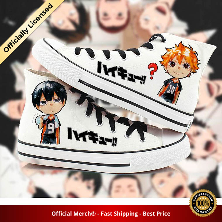 Haikyuu Shoes Merch - Hinata Shoyo Kageyama Tobio High Top Converse Shoes 2 - Haikyuu Merch anime Haikyuu cosplay Canvas Shoes plimsolls rope soled shoes hinata shoyo kageyama tobio Preppy rope soled 1 1 1 - Haikyuu Merch