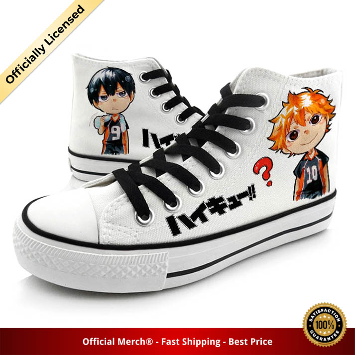 Haikyuu Shoes Merch - Hinata Shoyo Kageyama Tobio High Top Converse Shoes 3 - Haikyuu Merch anime Haikyuu cosplay Canvas Shoes plimsolls rope soled shoes hinata shoyo kageyama tobio Preppy rope soled 2 1 1 - Haikyuu Merch