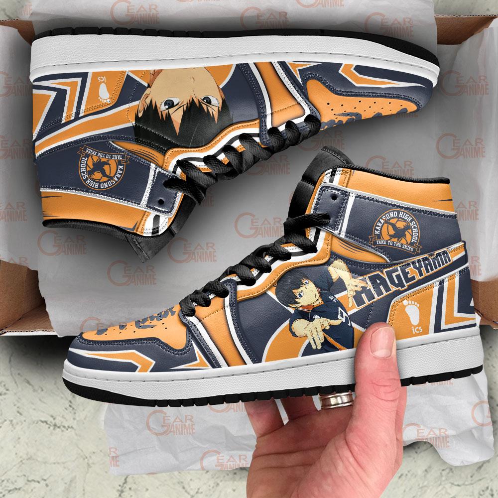 Karasuno Kageyama Tobio Jordan Sneakers Haikyuu Anime Shoes 4 - Haikyuu Merch Karasuno Kageyama Tobio Jordan Sneakers Haikyuu Anime Shoes - Image 4