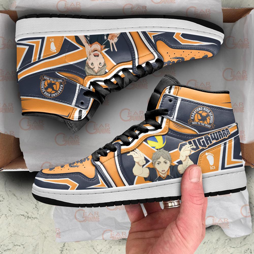 Karasuno Sugawara Koushi Jordan Sneakers Haikyuu Anime Shoes 2 - Haikyuu Merch 1030 Jordan Sugawara Koushi Haikyuu Characters Mk5 Mn10 1 1 - Haikyuu Merch