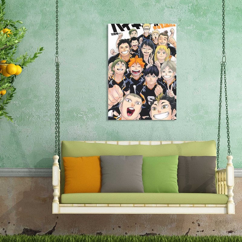 Anime Haikyuu Wall Posters Study Living Room Home Decor Pictures Comic Exhibition Display Wall Art Painting 2 1 - Haikyuu Merch Store