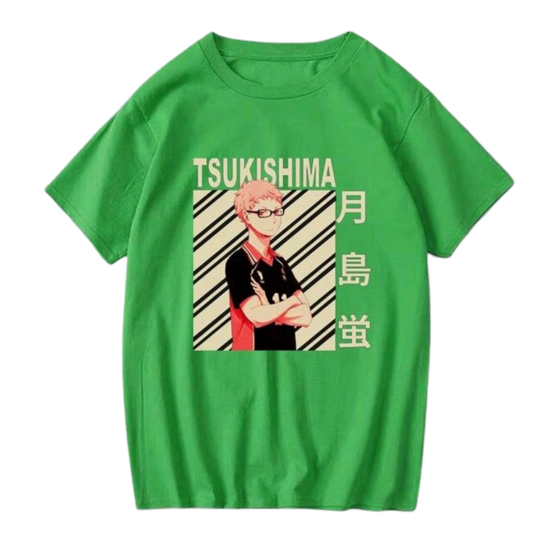 Haikyuu Shirt Merch - Kei Tsukishima Shirt Summer Graphic Tees Unisex Harajuku Shirt 7 - Haikyuu Merch Untitled design 18 1 - Haikyuu Merch