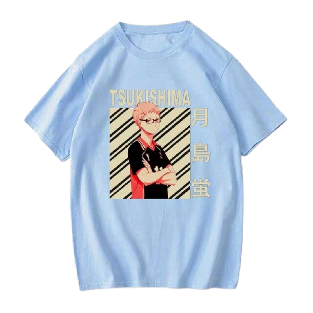 Haikyuu Shirt Merch - Kei Tsukishima Shirt Summer Graphic Tees Unisex Harajuku Shirt 6 - Haikyuu Merch Untitled design 19 1 - Haikyuu Merch