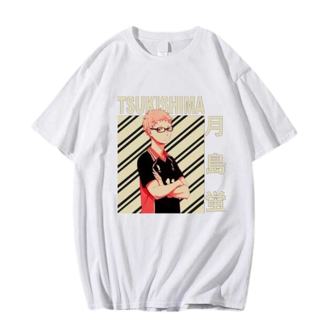 Haikyuu Shirt Merch - Kei Tsukishima Shirt Summer Graphic Tees Unisex Harajuku Shirt 5 - Haikyuu Merch Untitled design 20 1 - Haikyuu Merch