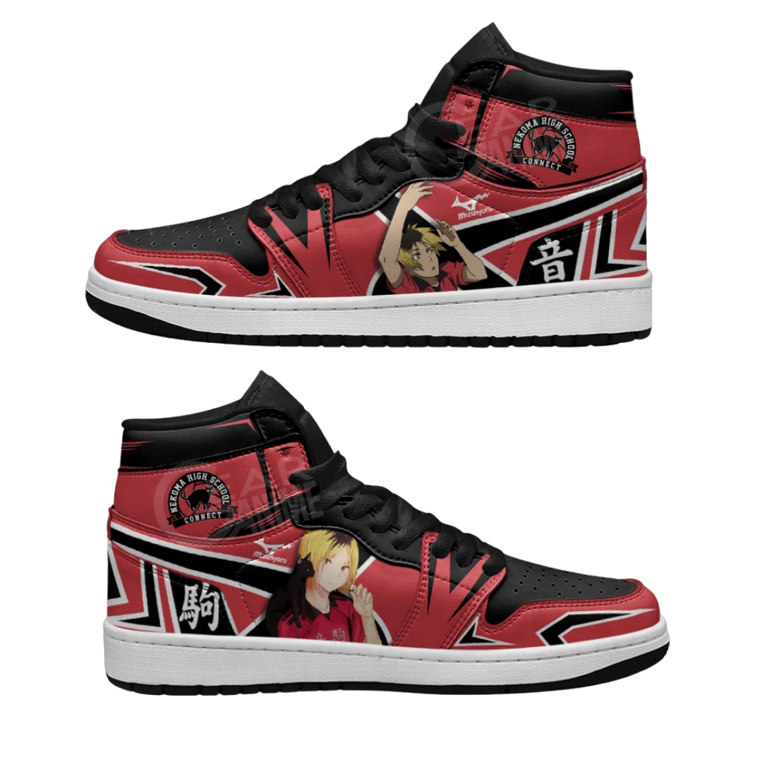 Haikyuu Shoes Merch - Kenma Kozume Shoes Jordan Sneakers Nekoma Anime Shoes 1 - Haikyuu Merch Untitled design 21 1 - Haikyuu Merch