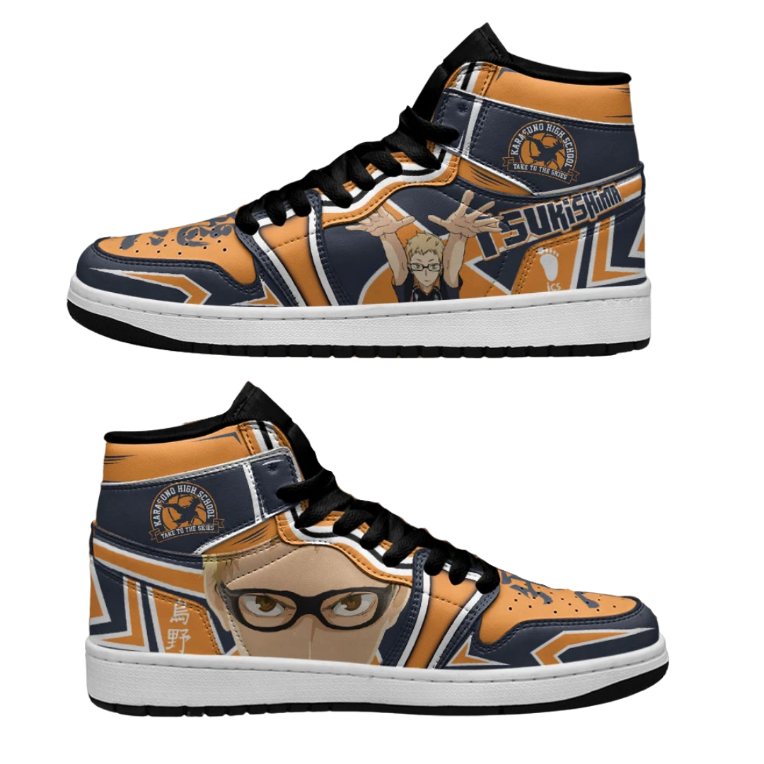 Haikyuu Shoes Merch - Tsukishima Kei Shoes Jordan Sneakers Karasuno Anime Shoes 1 - Haikyuu Merch Untitled design 28 1 - Haikyuu Merch