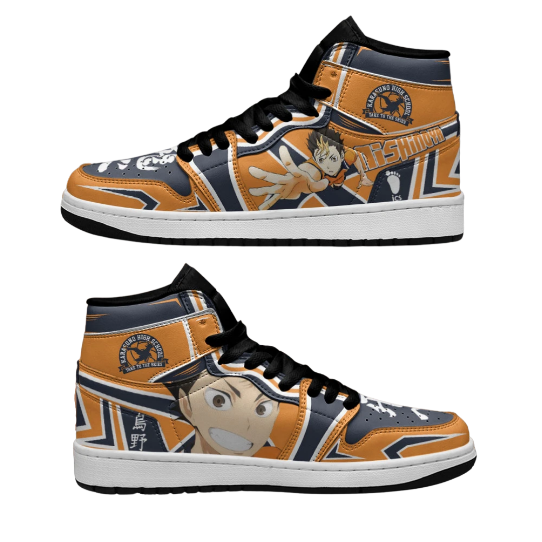 Haikyuu Shoes Merch - Nishinoya Yu Shoes Jordan Sneakers Karasuno Anime Shoes 1 - Haikyuu Merch Untitled design 31 1 - Haikyuu Merch