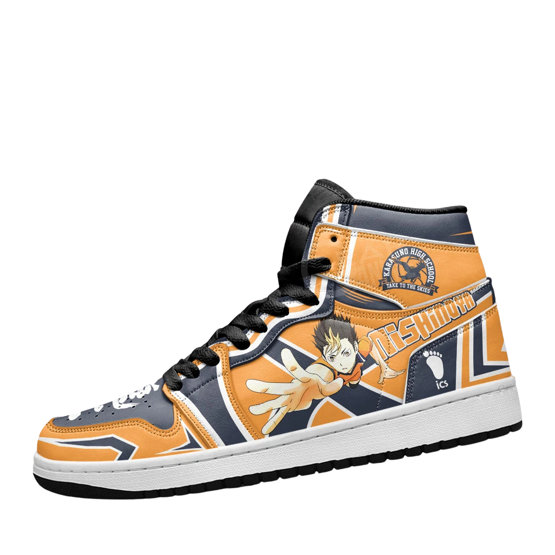 Haikyuu Shoes Merch - Nishinoya Yu Shoes Jordan Sneakers Karasuno Anime Shoes 2 - Haikyuu Merch Untitled design 32 1 - Haikyuu Merch