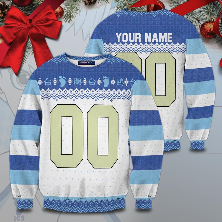 Haikyuu Team Kamomedai Christmas Unisex Wool Sweater Personalized 2 - Haikyuu Merch personalized kamomedai christmas unisex wool sweater 877435 900x 1 - Haikyuu Merch