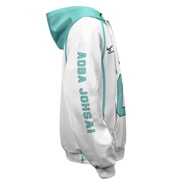 personalized team aoba johsai unisex pullover hoodie - Haikyuu Merch Store