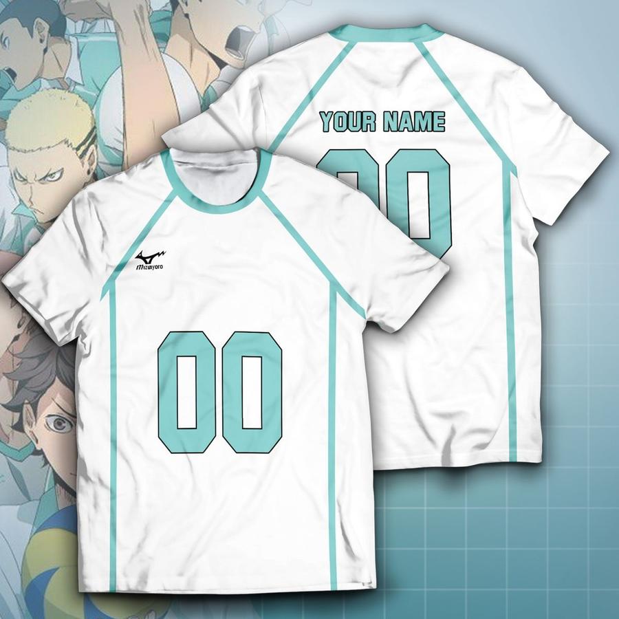 personalized team aoba johsai unisex t shirt - Haikyuu Merch Store