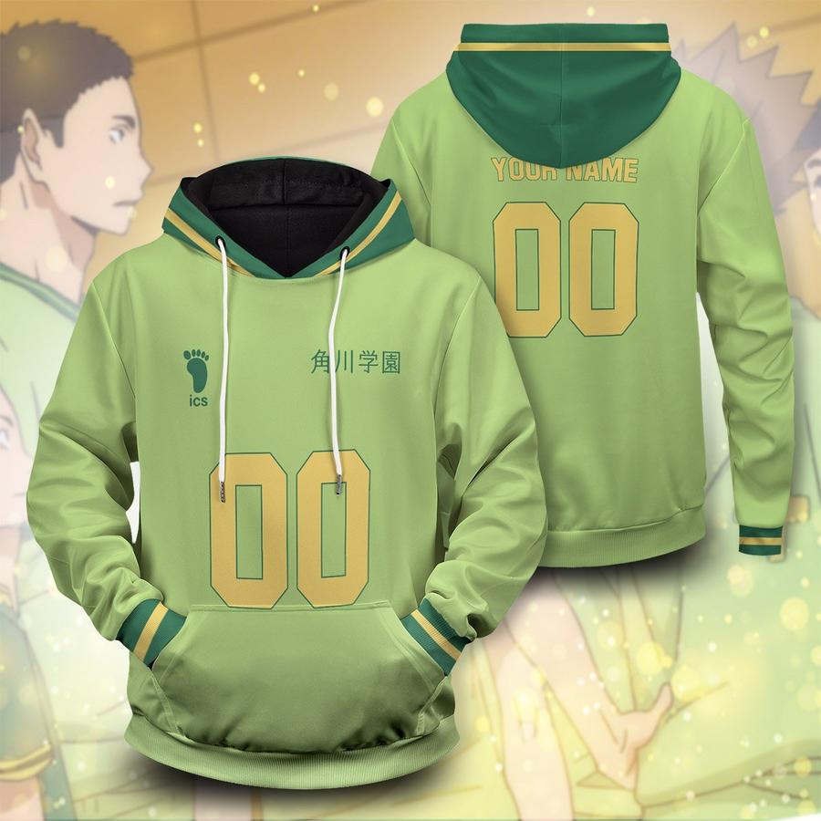 personalized team kakugawa unisex pullover hoodie - Haikyuu Merch Store