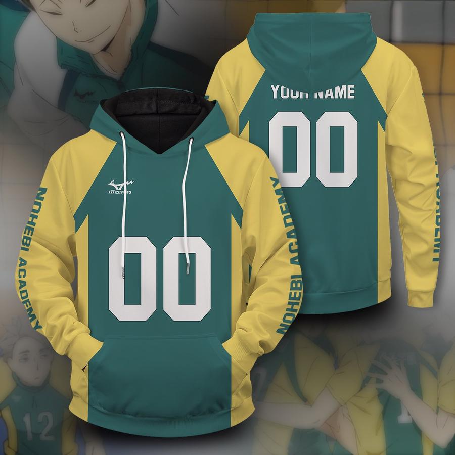 personalized team nohebi unisex pullover hoodie - Haikyuu Merch Store